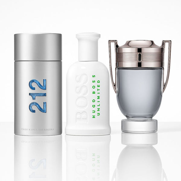 🏆 Trío – 212 Men, Boss Unlimited & Invictus 🏆