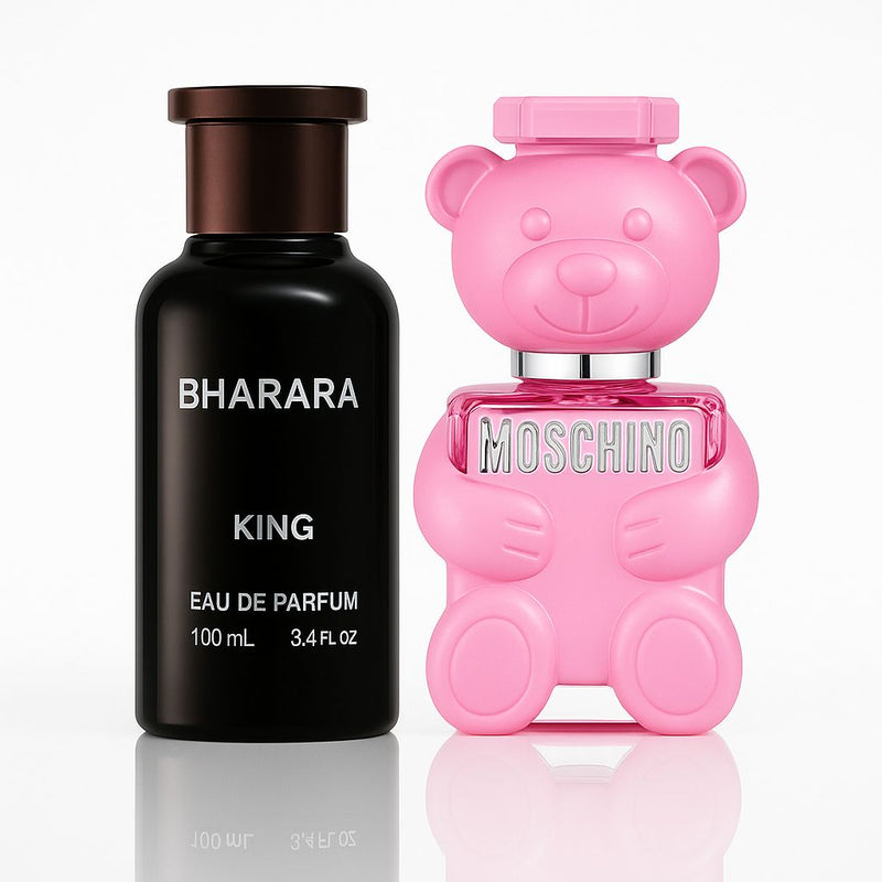 ✨ MOSCHINO BUBBLE GUM Y BHARARA KING  ✨